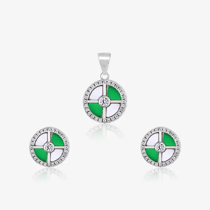 Harmony Circle Pendant Set