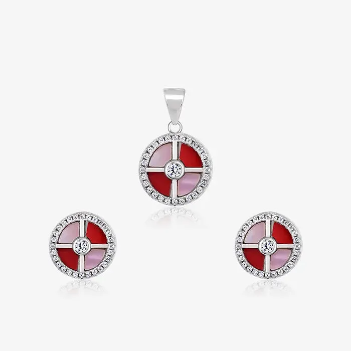 Harmony Circle Pendant Set