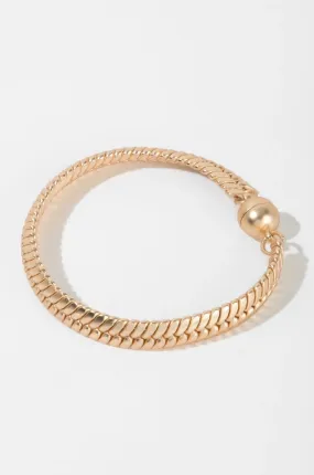 Herringbone Flat Chain Bracelet