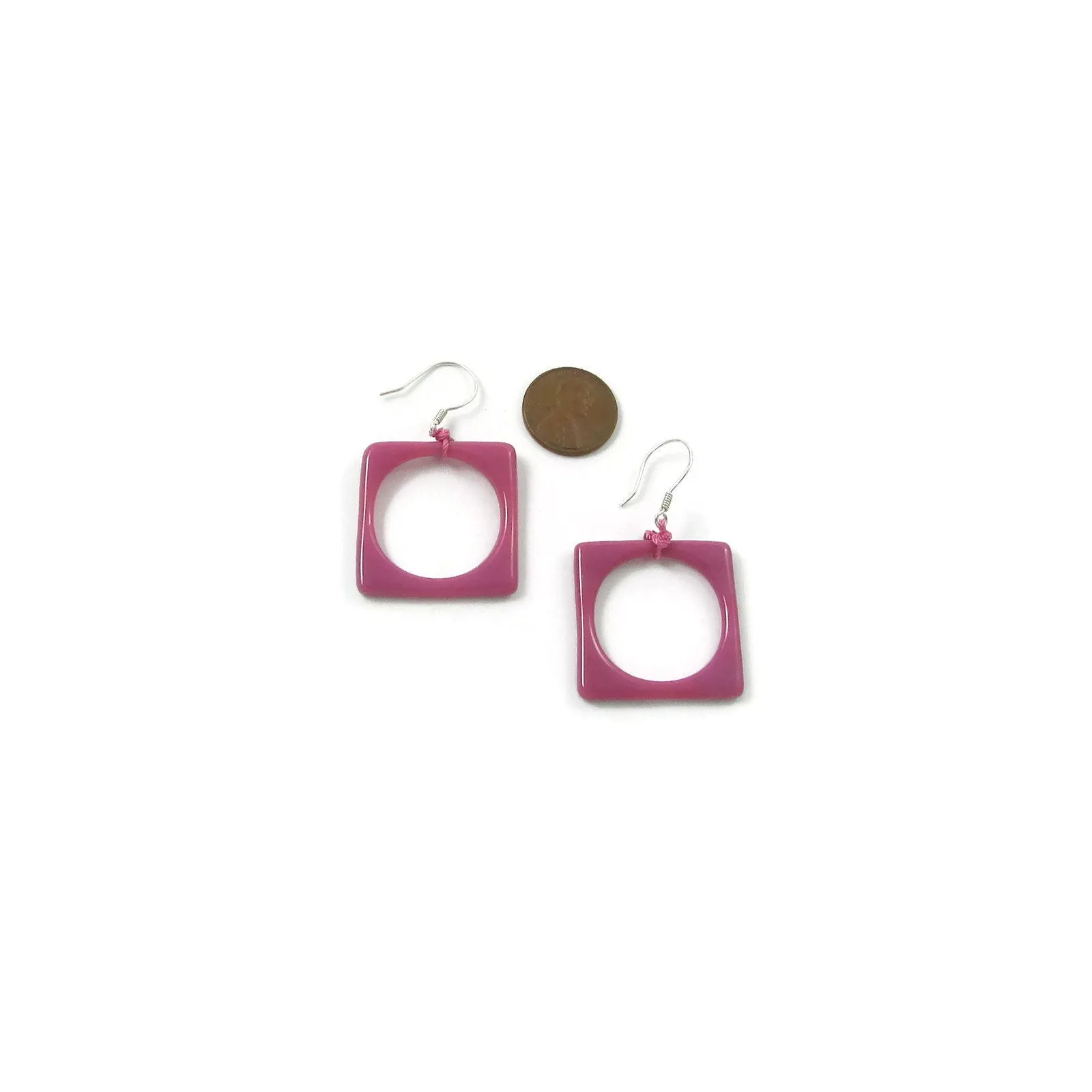 Hoyo Glass Earrings - Navy