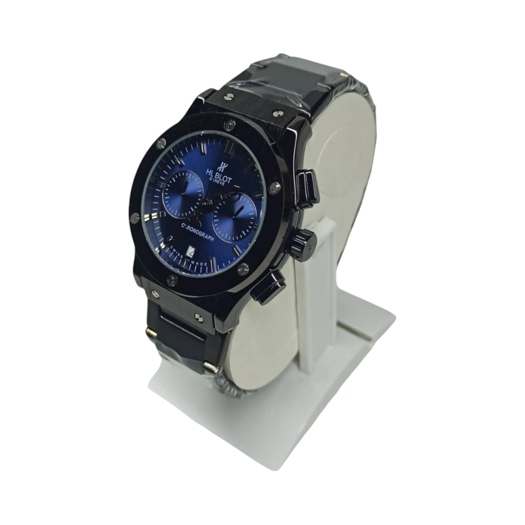 Hublot - High Quality – Chrono graph – Black/Blue – Men's Watch