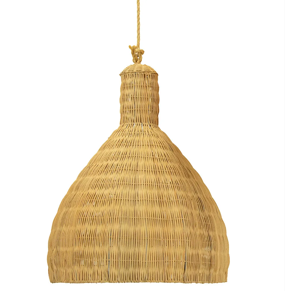 Keeya Rattan Beehive Pendant 60cm diam x 75cm h-Large