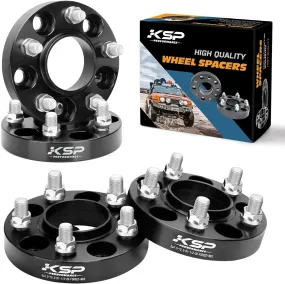 KSP Wheel Spacers For 1994-2014 Ford Mustang 1" Hubcentric 5X4.5 25MM 1/2"-20