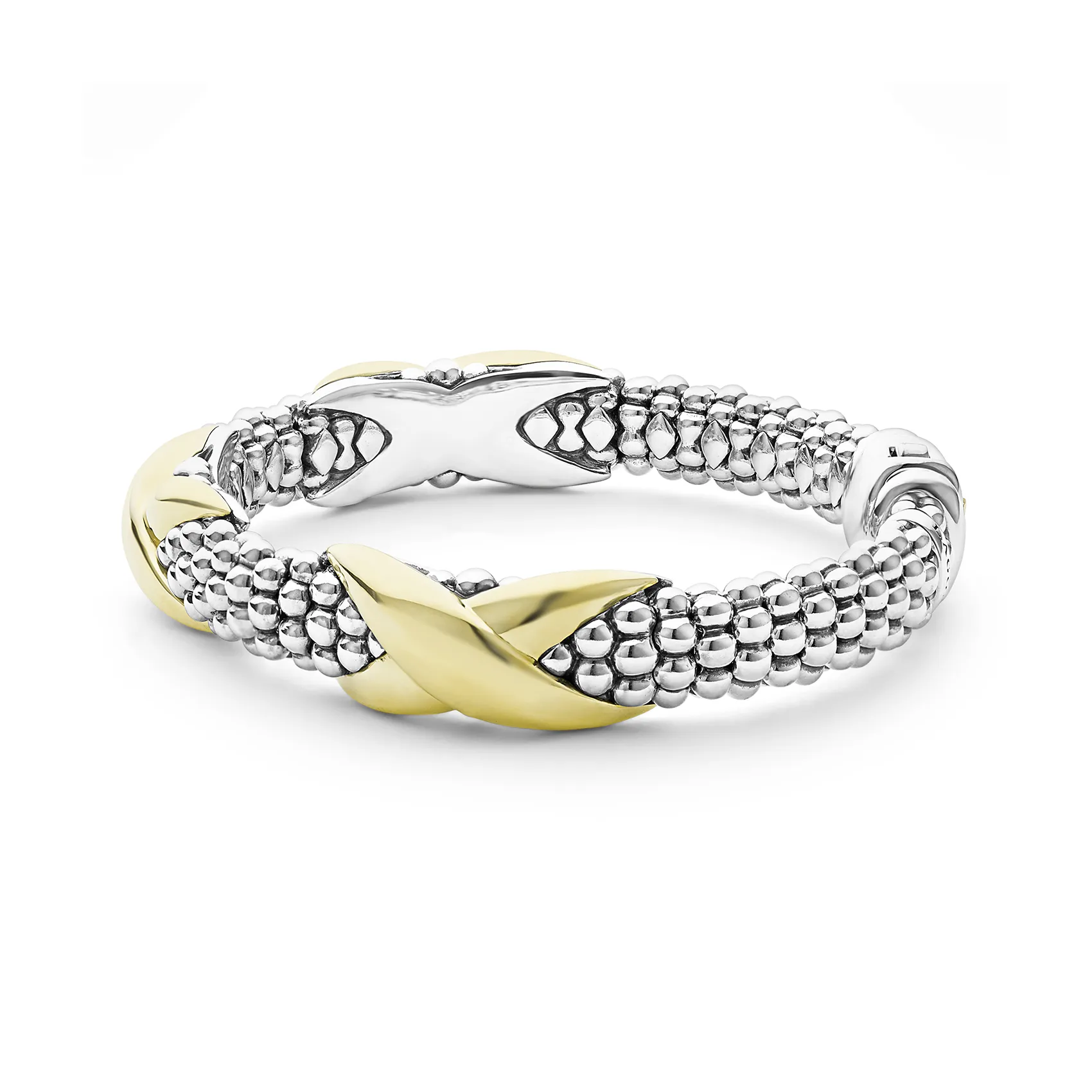 LAGOS Embrace Three Station X Caviar Bracelet, 9mm