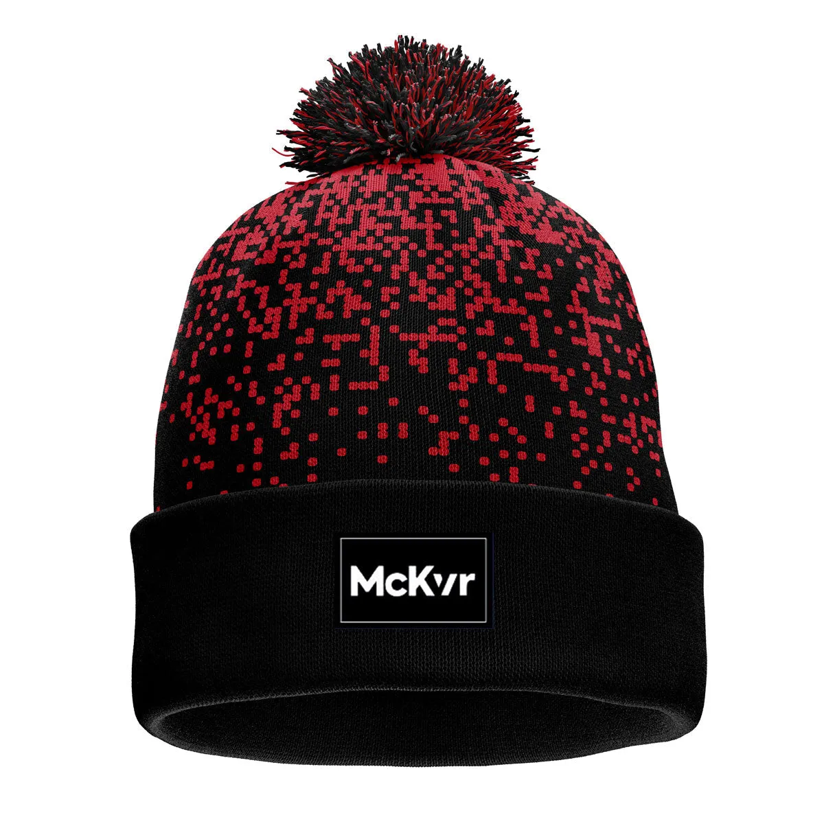 Mc Keever Core 22 Bobble Hat - Adult - Black/Red