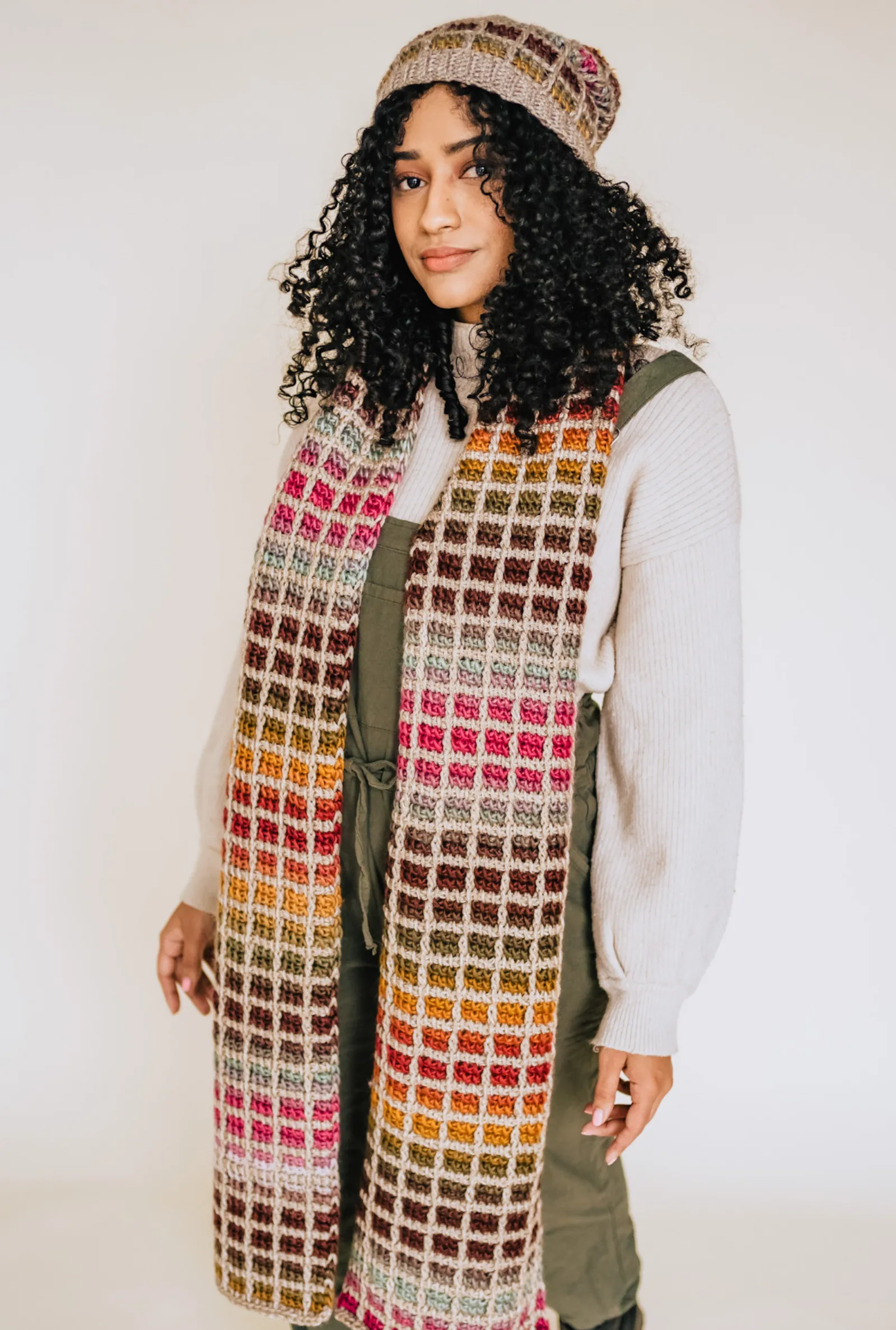 Mesa Hat and Scarf // Crochet PDF Pattern