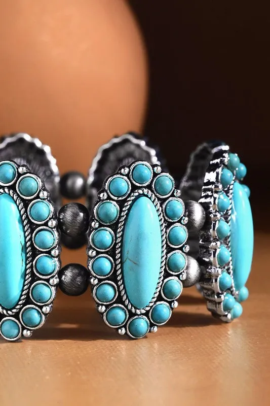 Natural Stone Stretch Bracelet