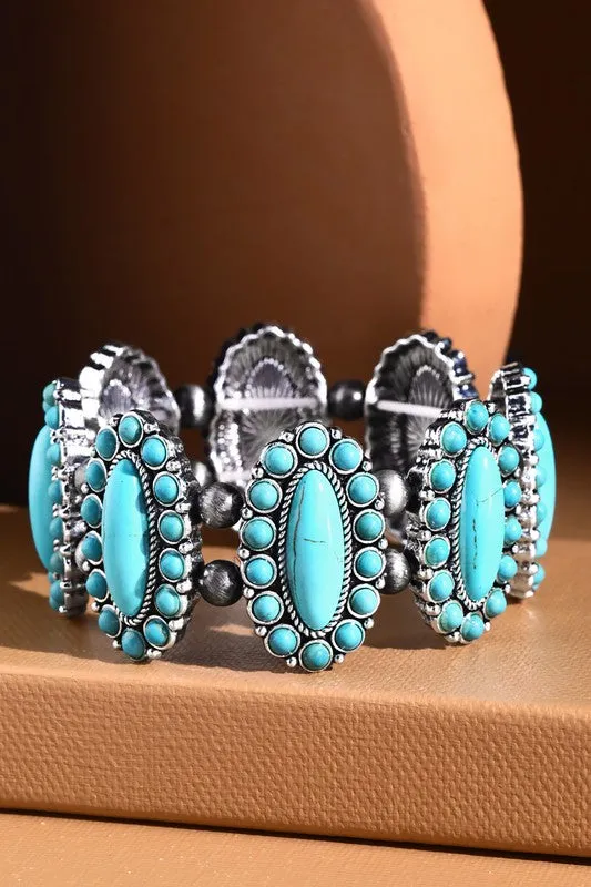 Natural Stone Stretch Bracelet