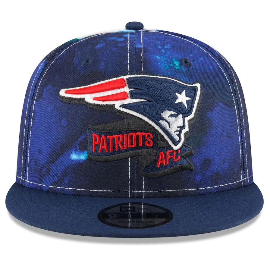 New England Patriots 2022 Sideline Ink Dye 9FIFTY Snapback