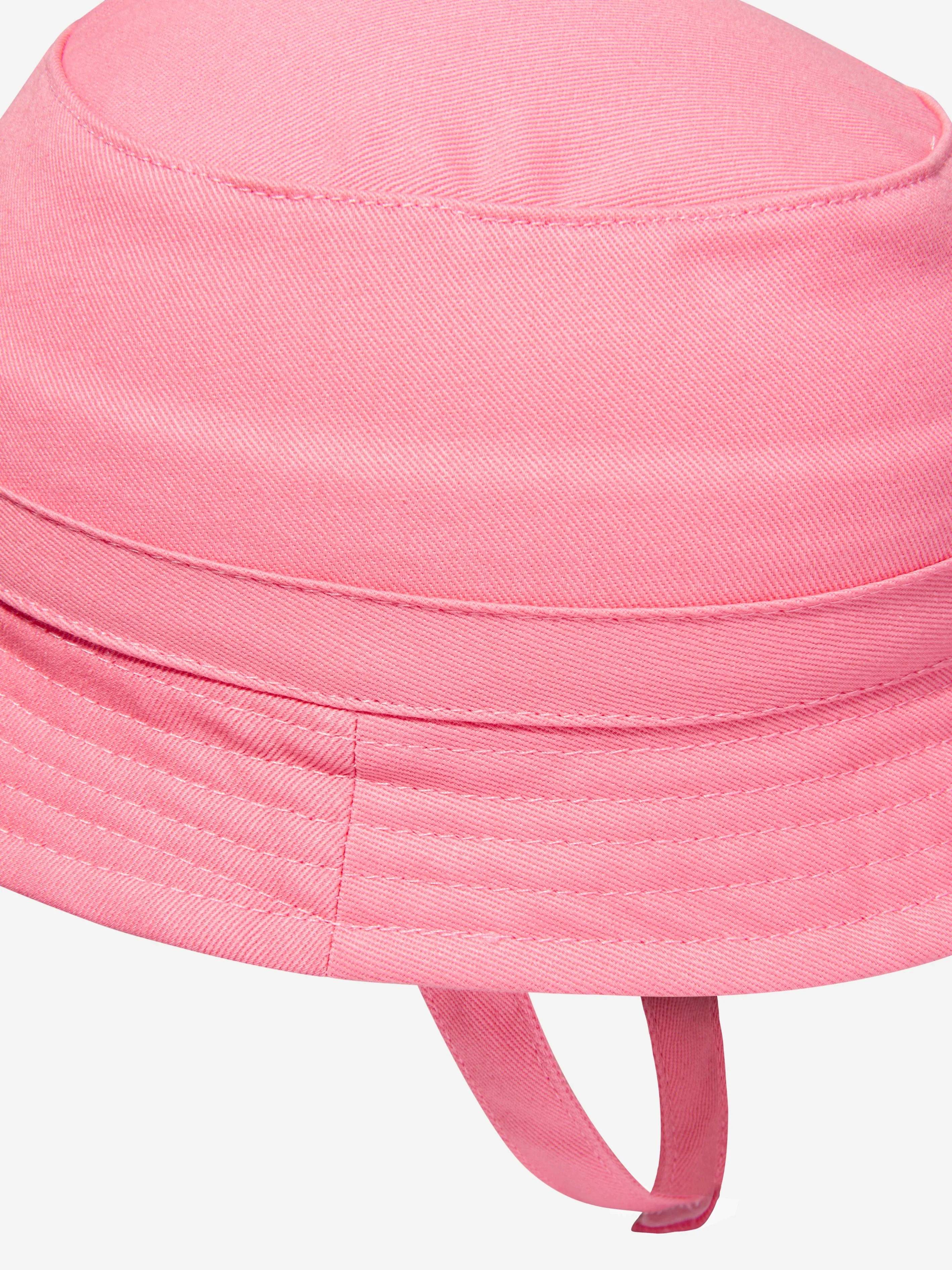Nike Girls Logo Bucket Hat in Pink