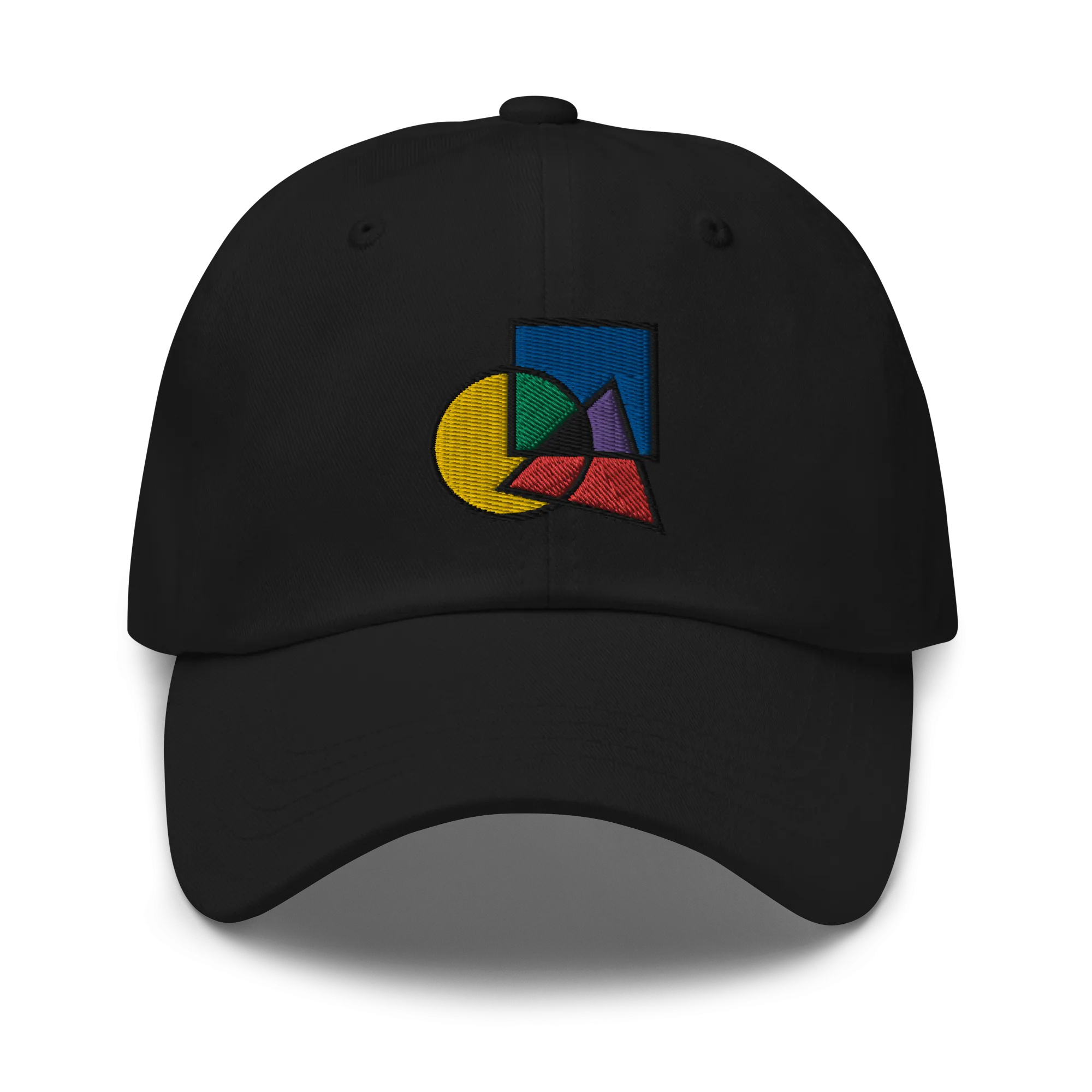 Overlapping Colors Geometric Shape Hat