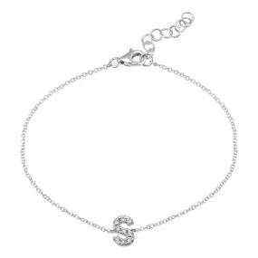 Pave Initial Bracelet