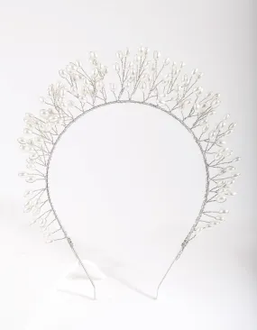 Pearl Crown Headband