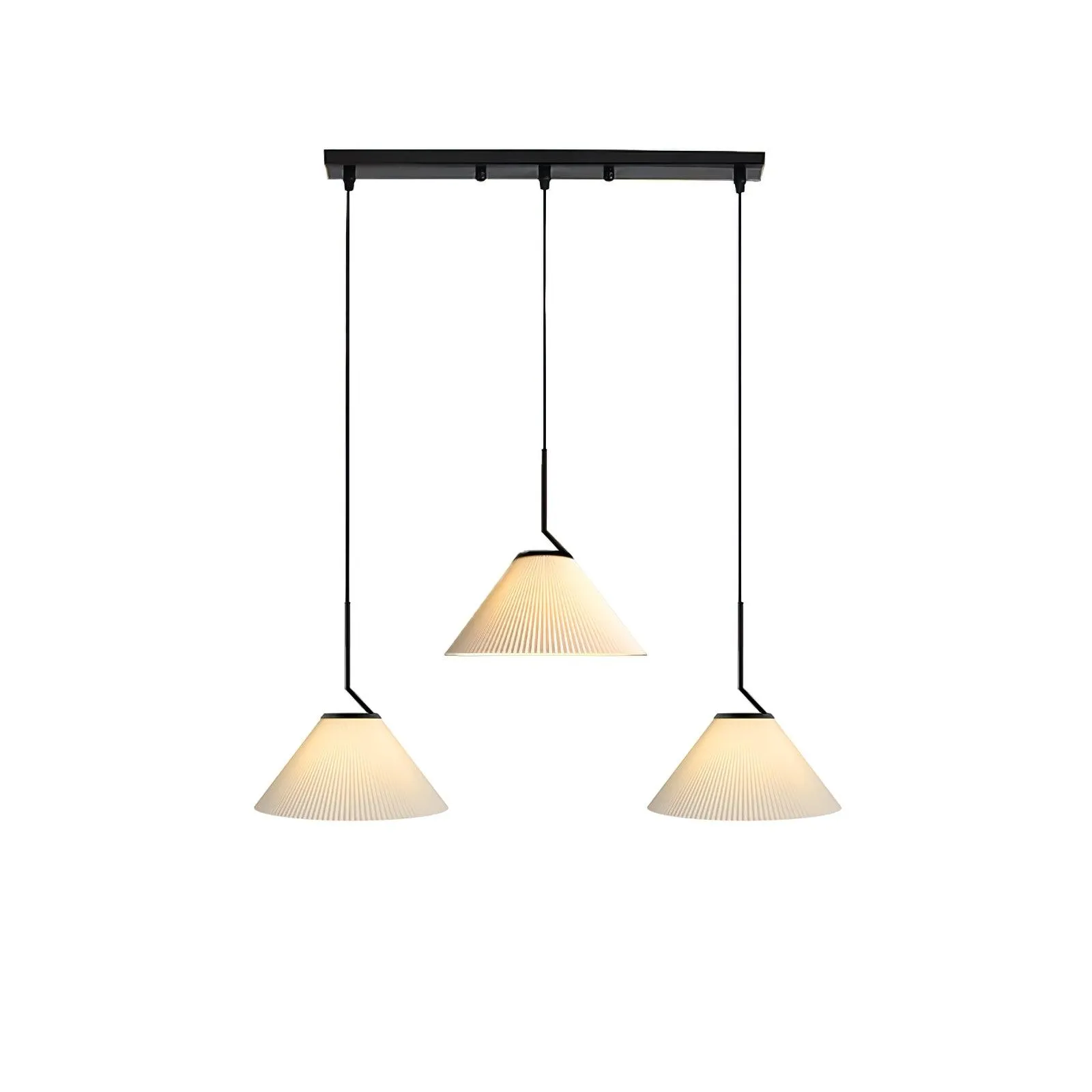 Pleated Skirt Pendant Light