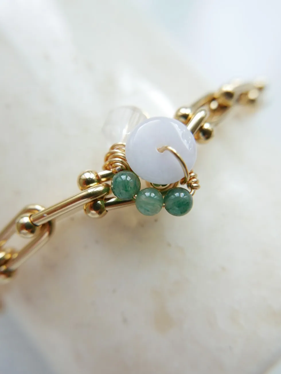 Precious One - Jade Agate Bracelet