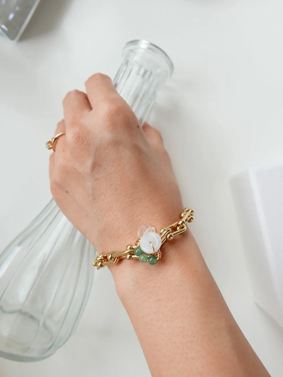 Precious One - Jade Agate Bracelet