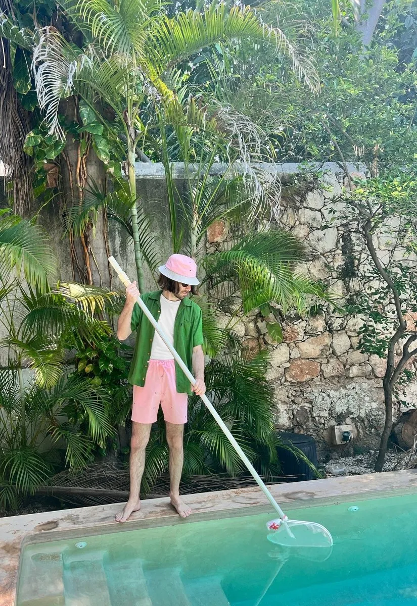 "Ants on Your Hat" bucket hat ▲Pink▼Grey