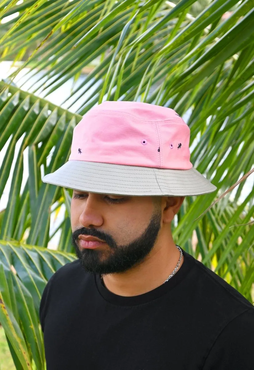 "Ants on Your Hat" bucket hat ▲Pink▼Grey