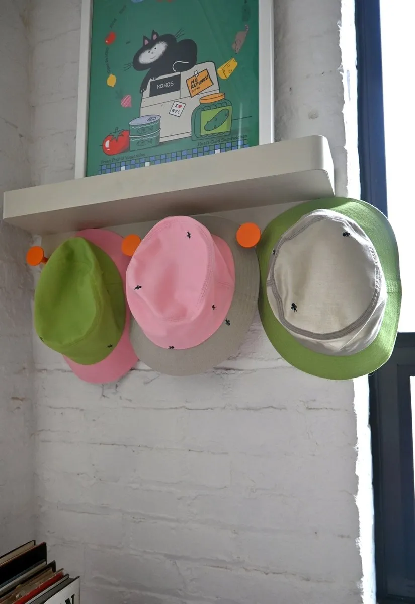"Ants on Your Hat" bucket hat ▲Pink▼Grey