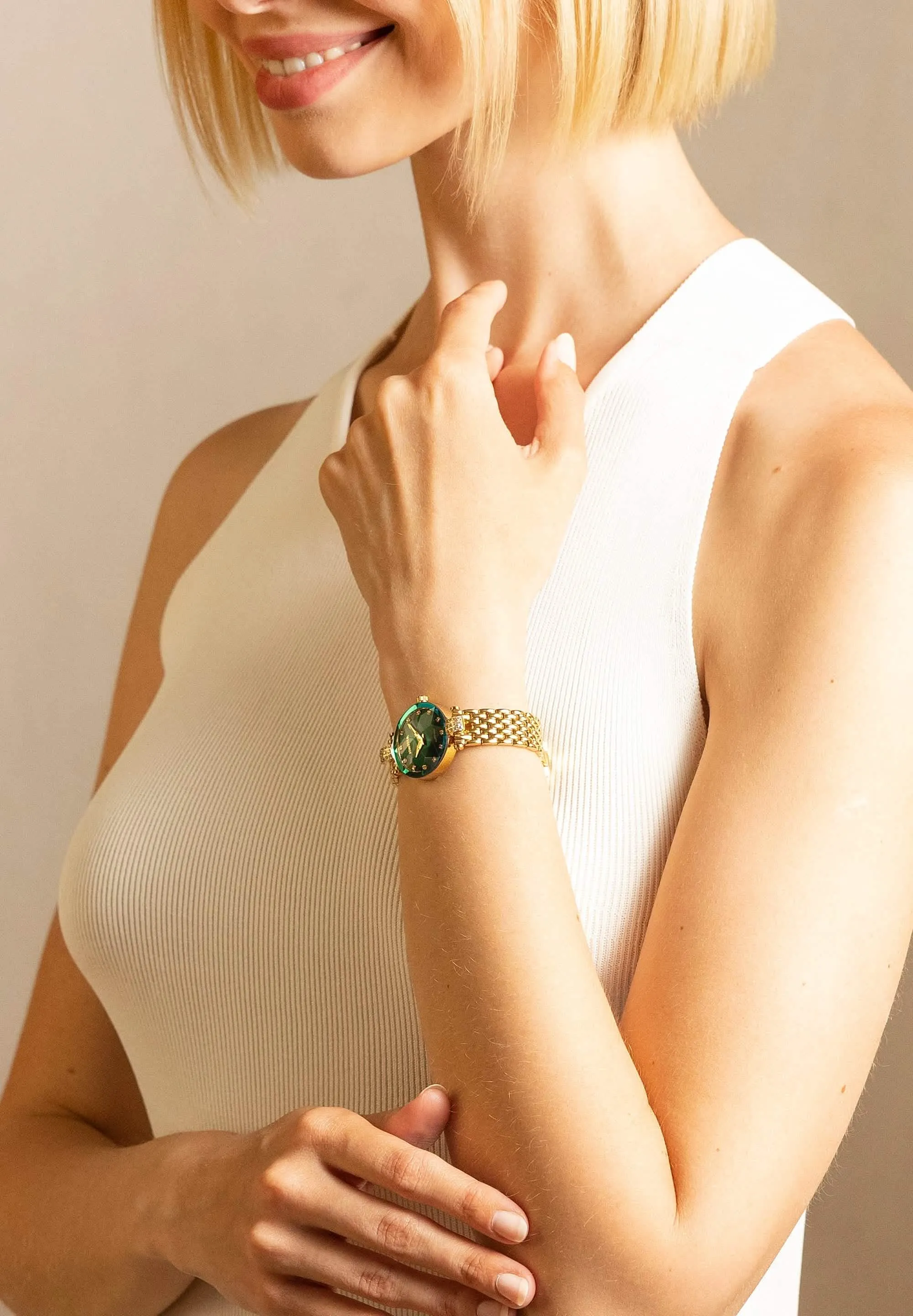 Radiant Emerald Swiss Luxury Watch for Women J5.497.S