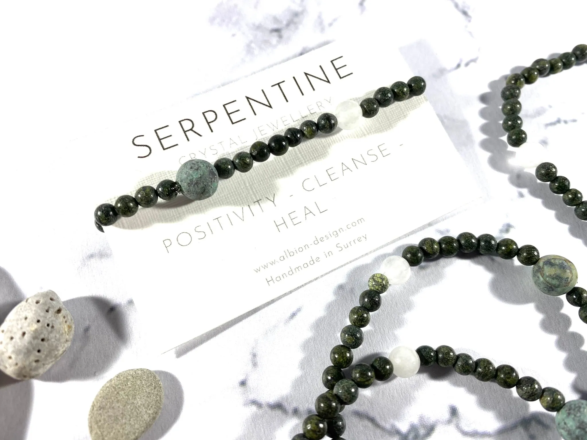Serpentine Crystal - Mini Bracelet