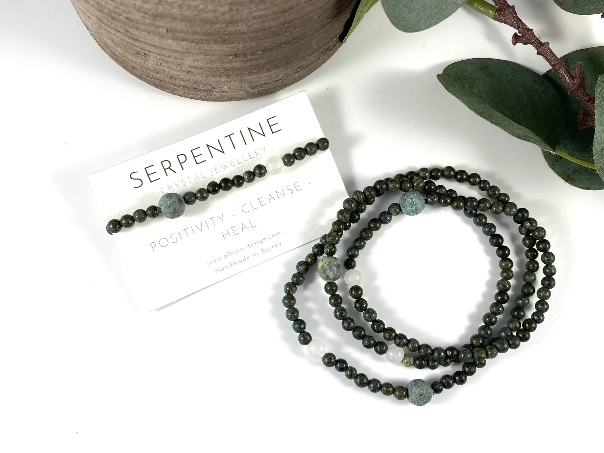 Serpentine Crystal - Mini Bracelet