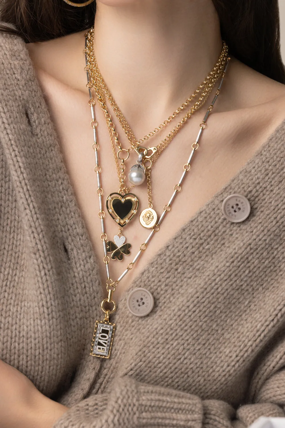 Sister Hook - Medium Belcher Chain Choker Necklace