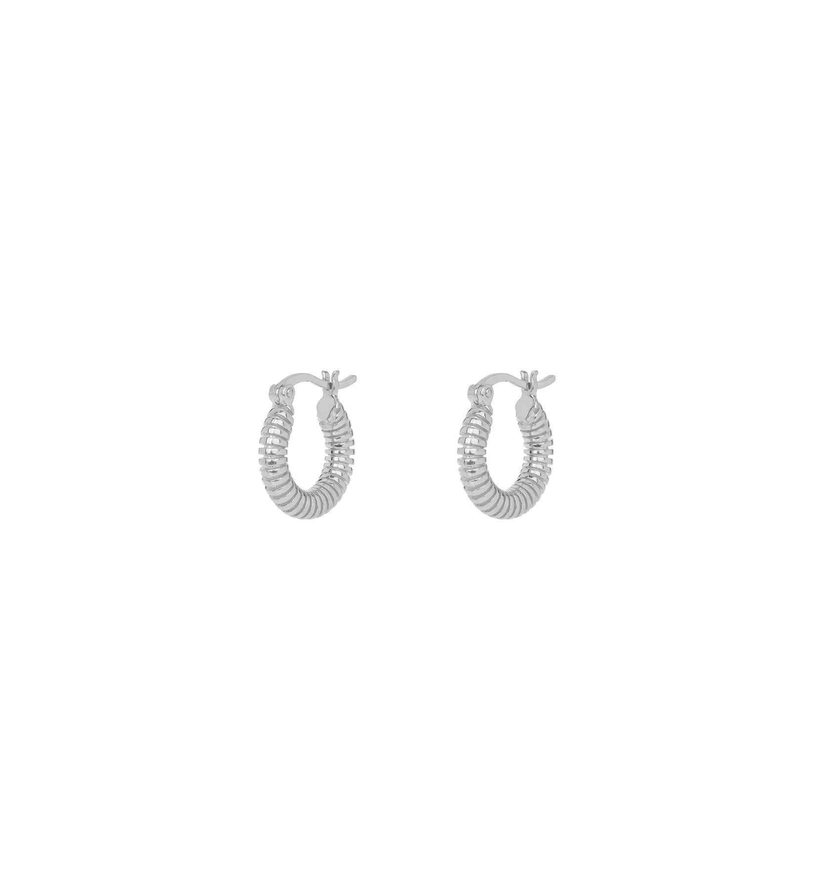 Small Spiral Hoop Earrings