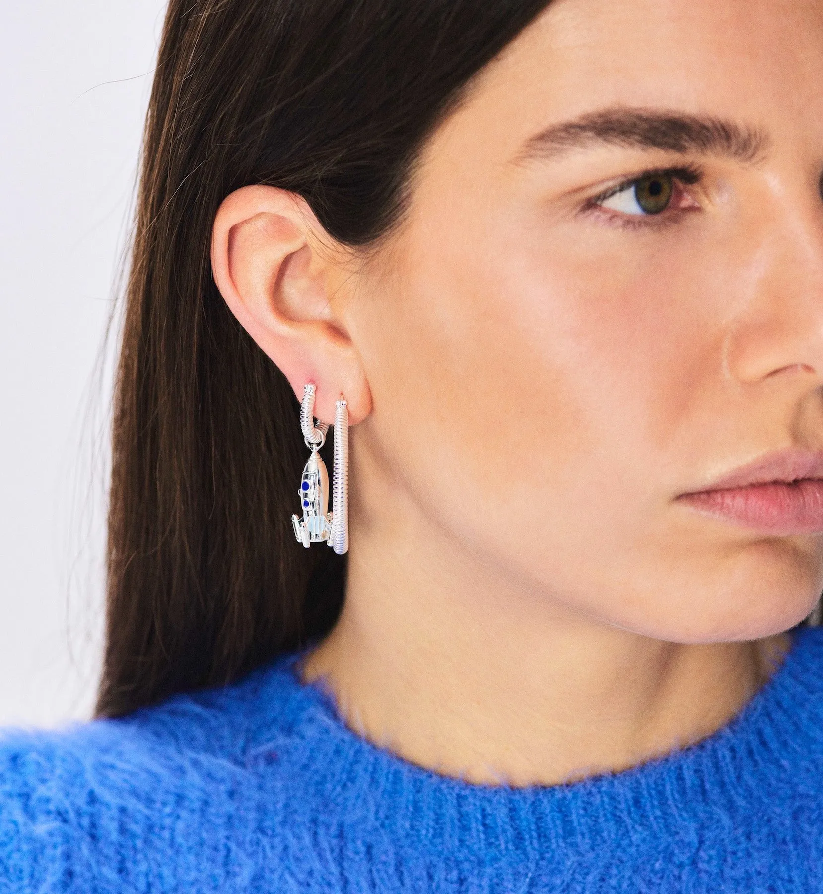 Small Spiral Hoop Earrings