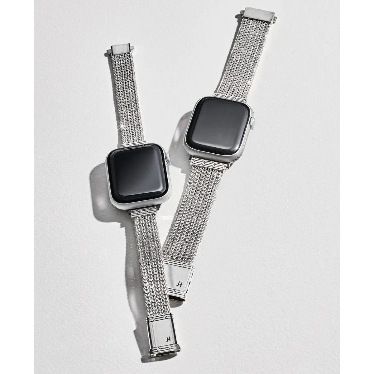 Smart Watch Strap, Sterling Silver, 18MM - WB98652