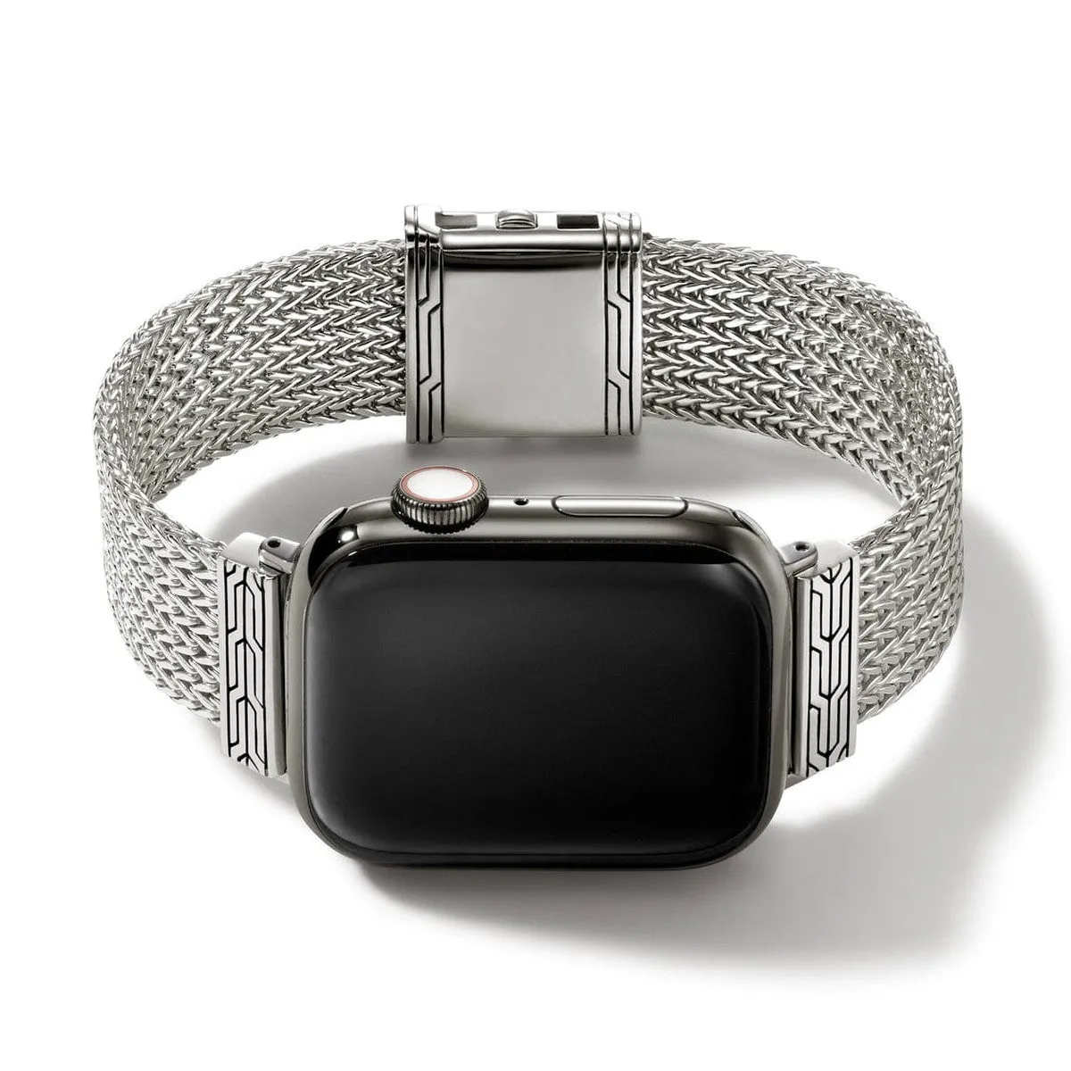 Smart Watch Strap, Sterling Silver, 18MM - WB98652