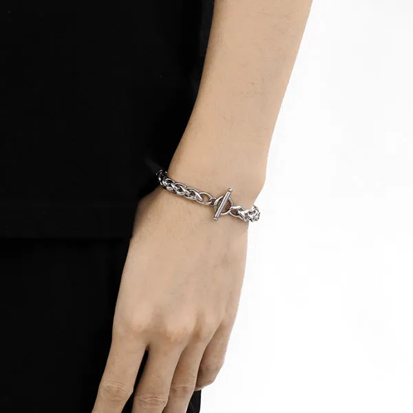 Stainless Steel Hip Hop Bracelet 不銹鋼嘻哈手鍊 KJBR16274