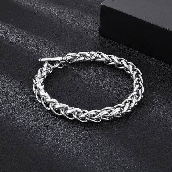 Stainless Steel Hip Hop Bracelet 不銹鋼嘻哈手鍊 KJBR16274