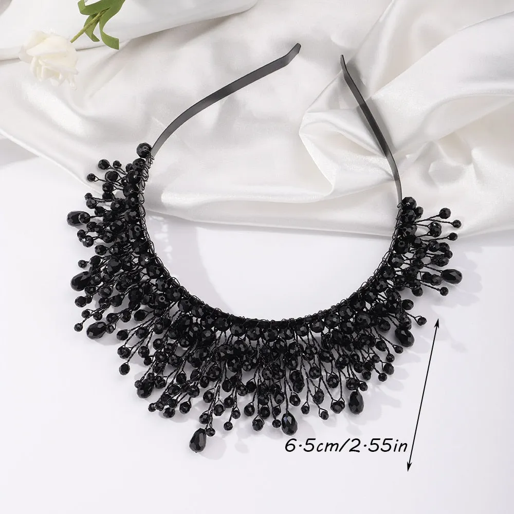 TEEK - Crystal Bejeweled Crown Headband
