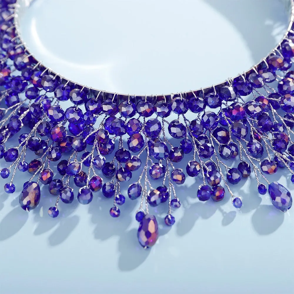 TEEK - Crystal Bejeweled Crown Headband
