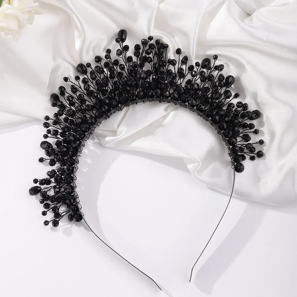TEEK - Crystal Bejeweled Crown Headband