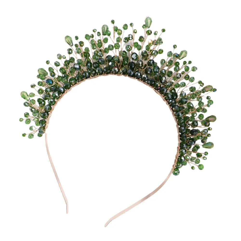 TEEK - Crystal Bejeweled Crown Headband