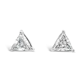 Trilliant Diamond Earrings
