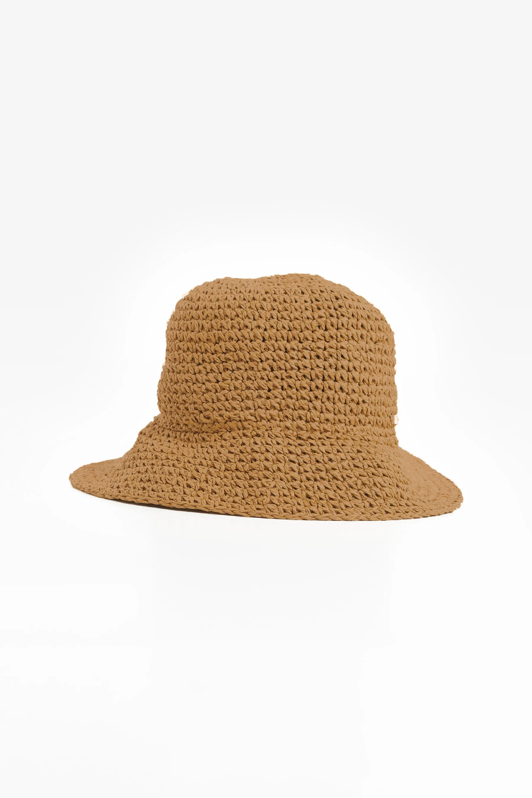 Tropical Straw Bucket Hat