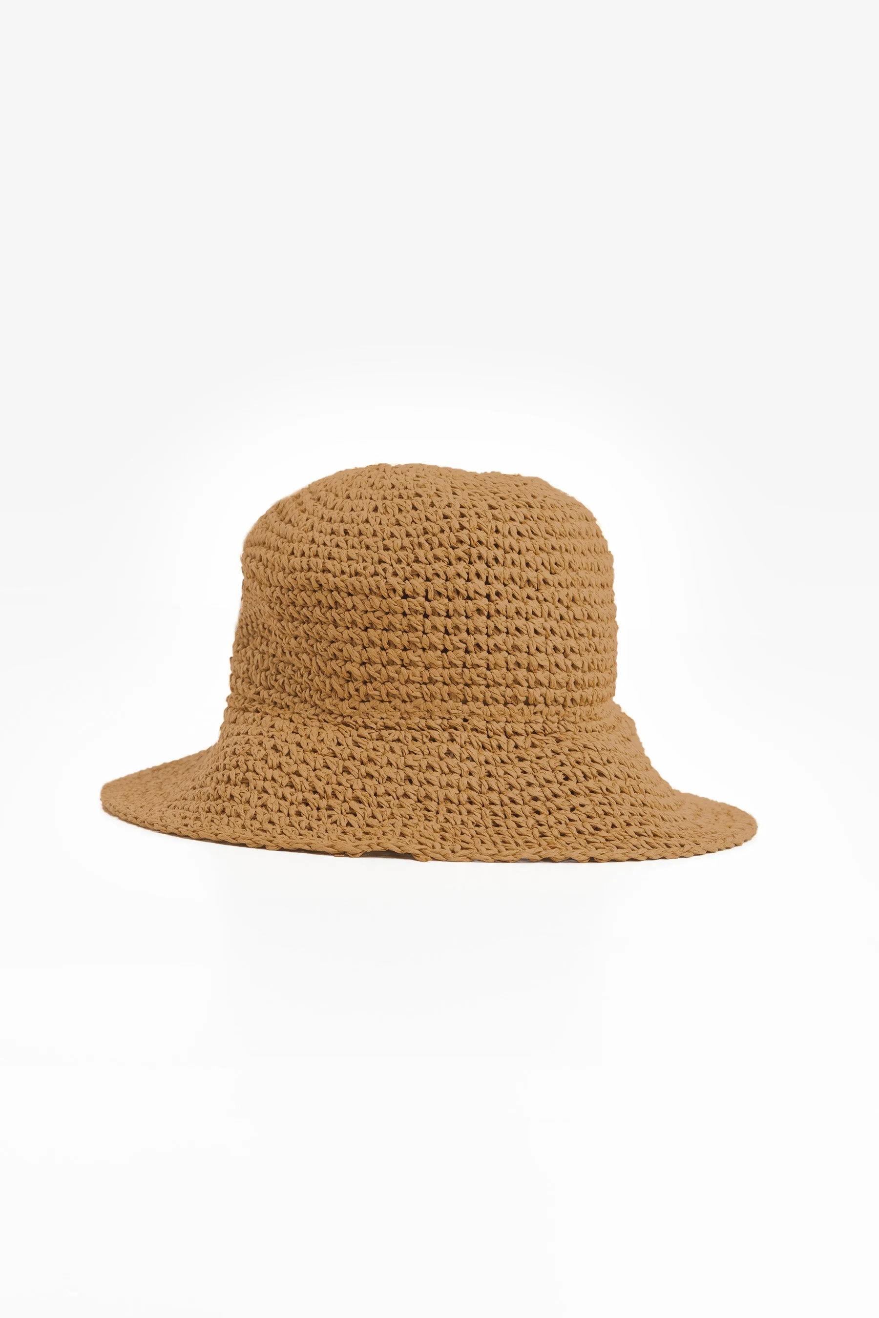 Tropical Straw Bucket Hat