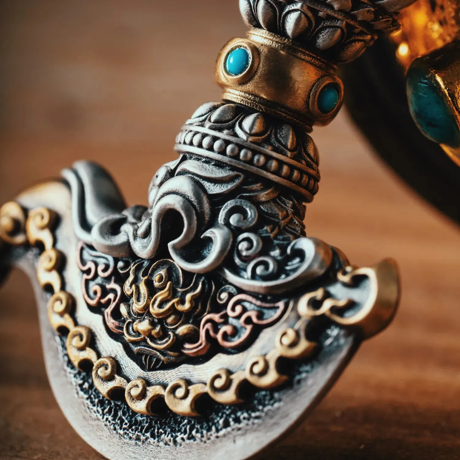 Vajra Axe Blade Pendant