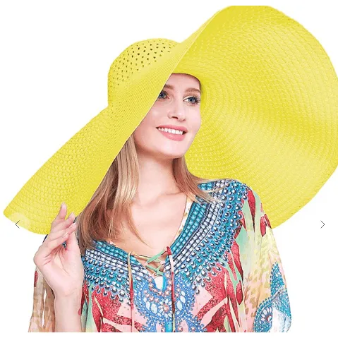 Wide Brim Straw Hat