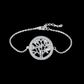 Yggdrasil Silver Sterling Bracelet